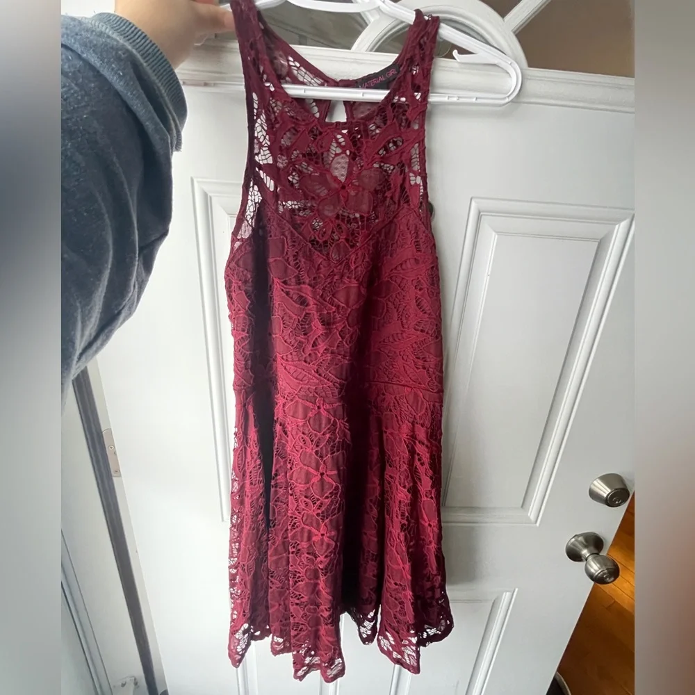 Red/Maroon Homecoming Dress, from Jcpenney. Size L in Juniors. - Picture 1 of 2